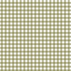 Olive Green Wrapping paper - Gingham Wrapping paper