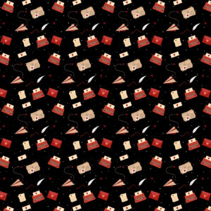 Love notes - valentines day wrapping paper