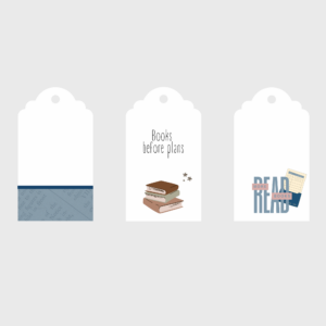 Blue Book Gift Tags
