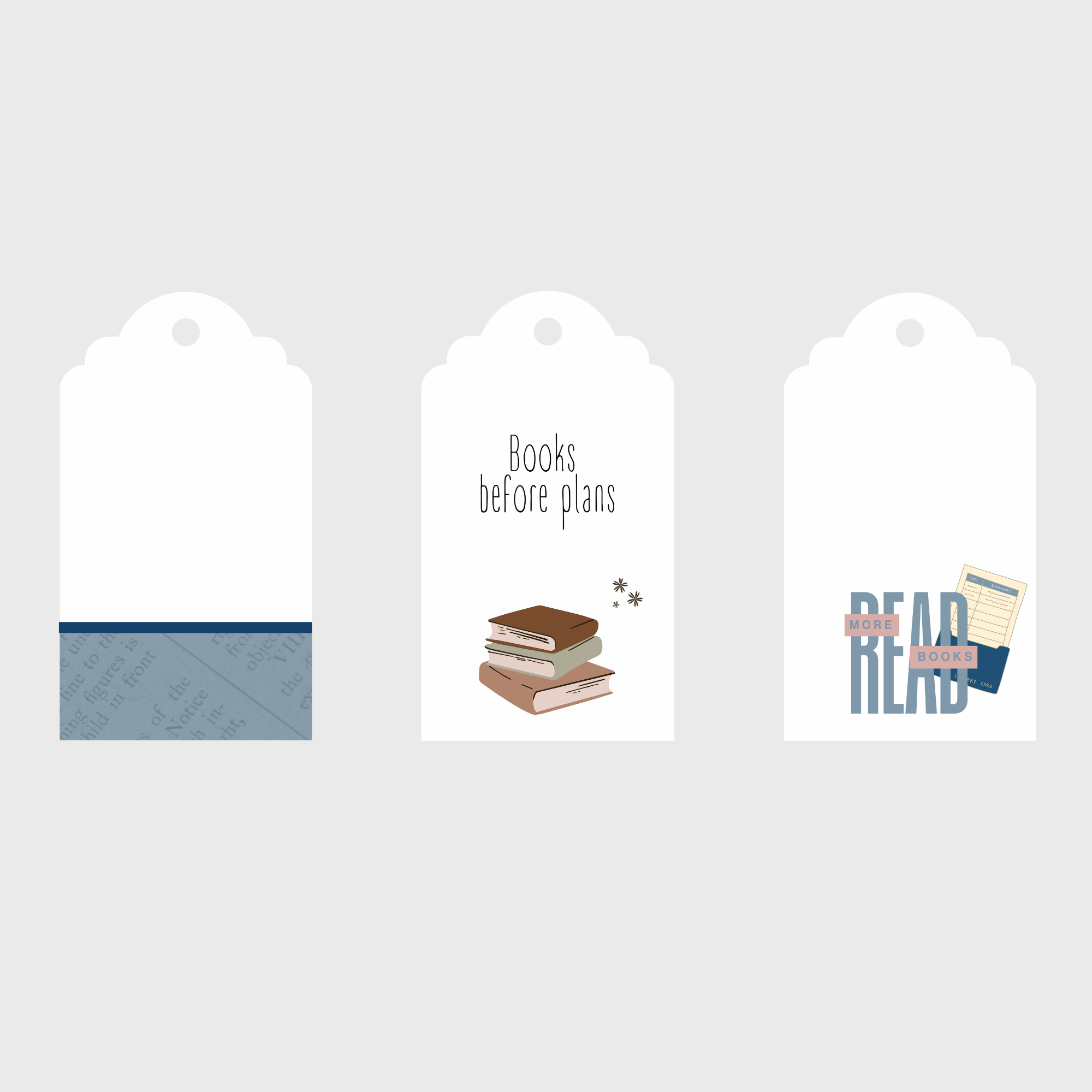 Blue Book Gift Tags