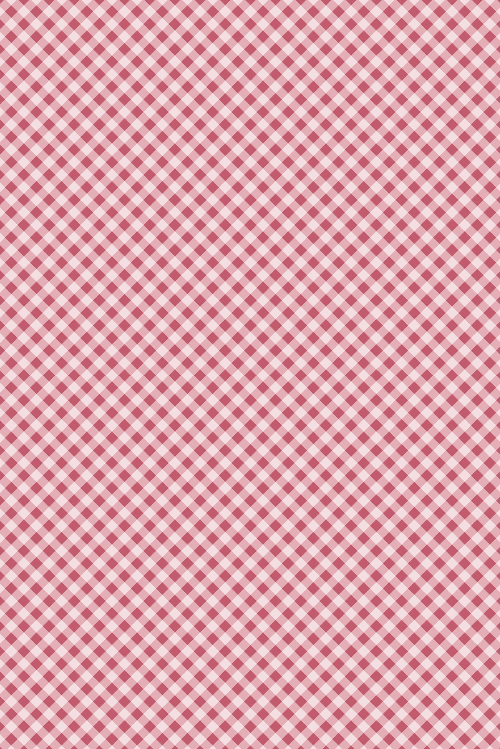 pink gingham check