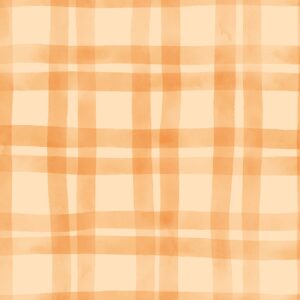A warm watercolor plaid