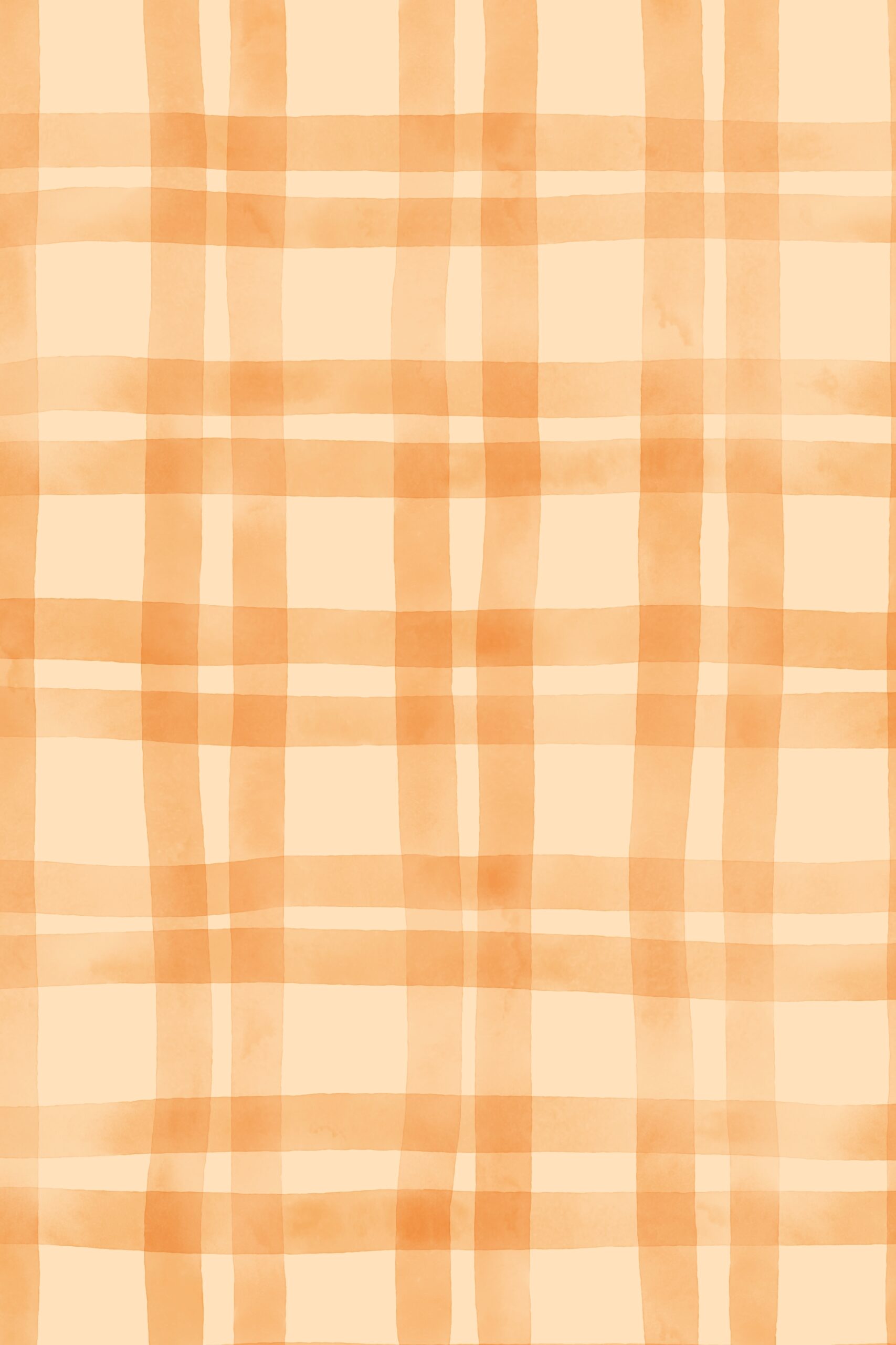 A warm watercolor plaid