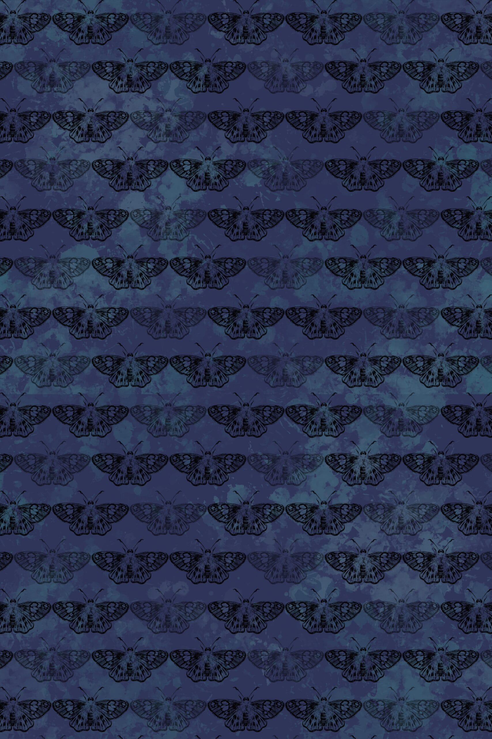 Delicate moths wrapping paper